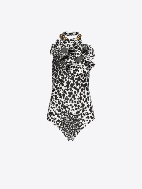 AREA DALMATIAN FLOWER BODYSUIT