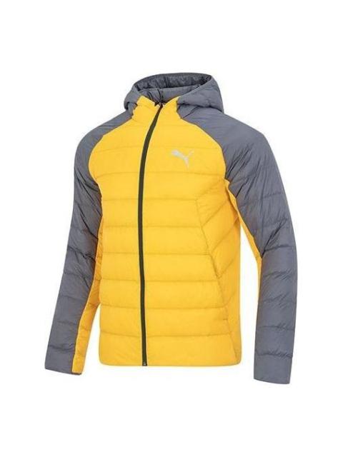 Puma PwrWarm PackLite Hd Jacket Logo 'Yellow' 672911-39