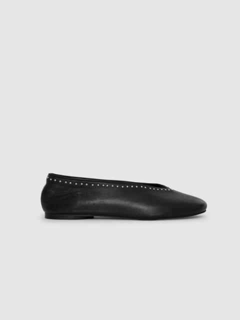 ANINE BING Ana Flats Studs - Black