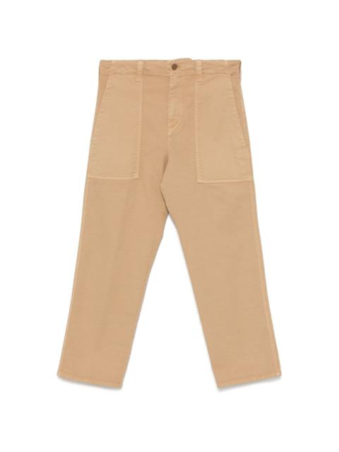 Aspesi gabardine cropped trousers