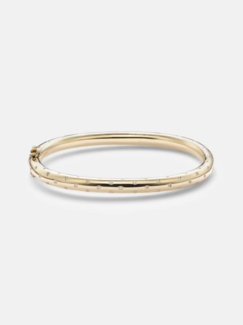 ANITA KO Cosmo Orion 18kt gold bangle with diamonds