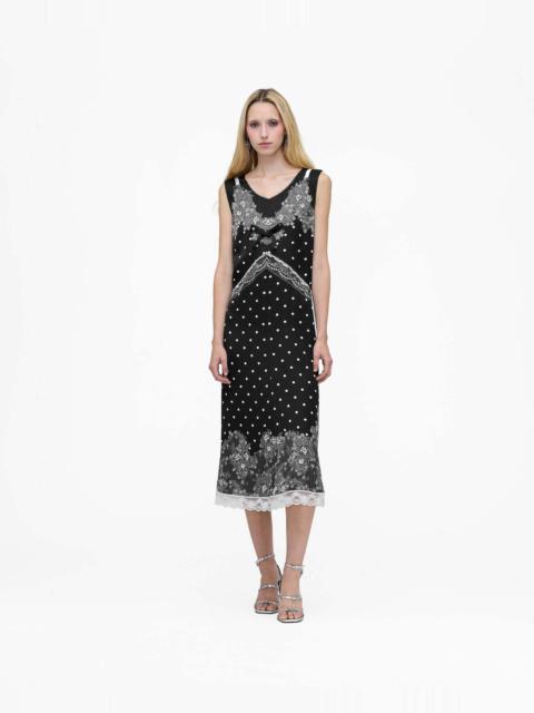 Marc Jacobs TROMPE L'OEIL SLIP MIDI DRESS