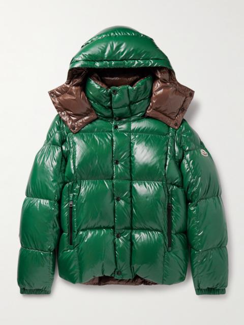 Moncler Parana Logo-Appliquéd Quilted Nylon Hooded Down Jacket