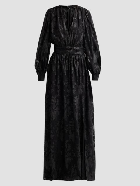RAMY BROOK Women's Rebecca Flocked Metallic Gown - Black Jacquard