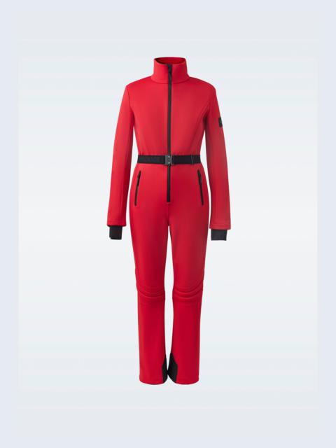 MACKAGE SHAWNA Techno fleece ski suit with articulated sleeves and knees
