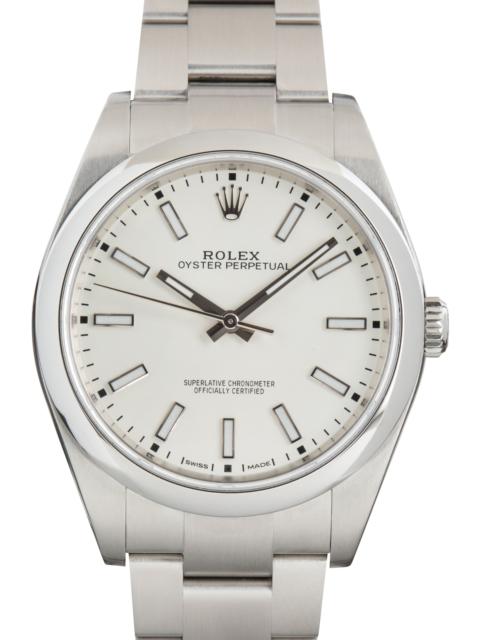 ROLEX Used Rolex Oyster Perpetual Ref 114300 White Dial