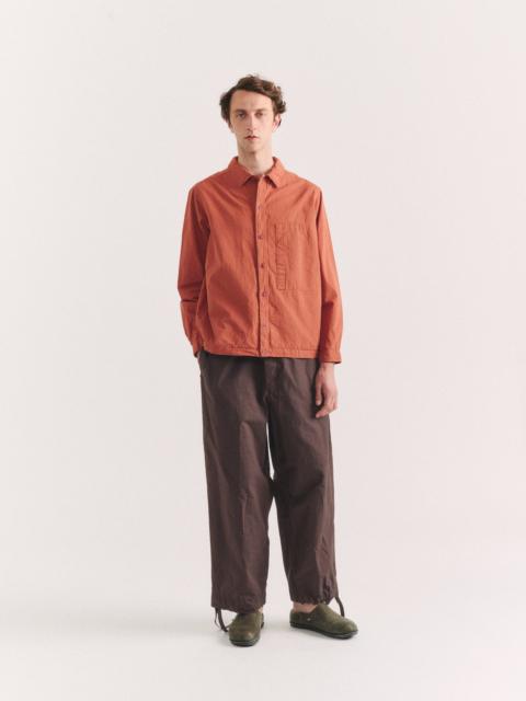 CASEY/CASEY NEW FABU SHIRT - PAPER COT - BRICK