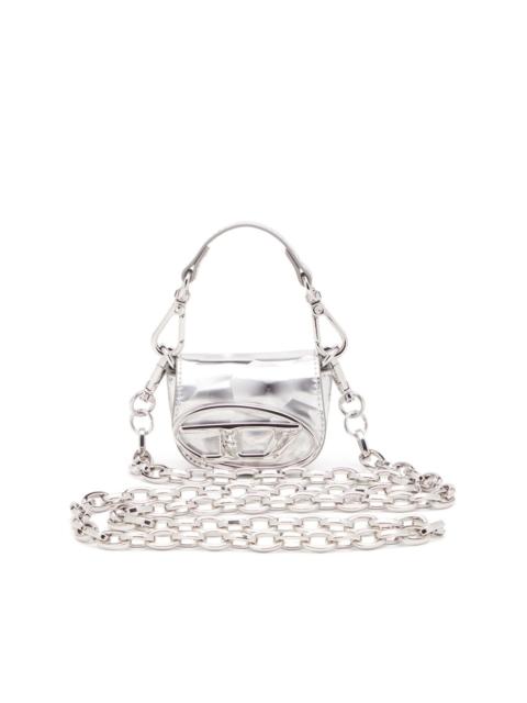 Diesel 1dr Xxs metallic-leather shoulder bag