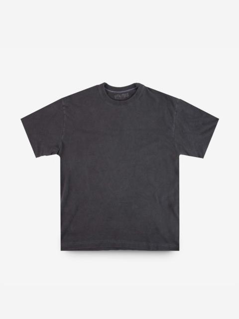 Iron Heart UTIL-CHA UTILITEES - 5.5oz Loopwheel Crew Neck T-Shirt - Charcoal