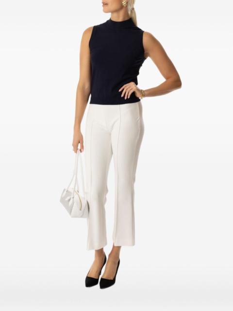 Max Mara mock-neck sleeveless top