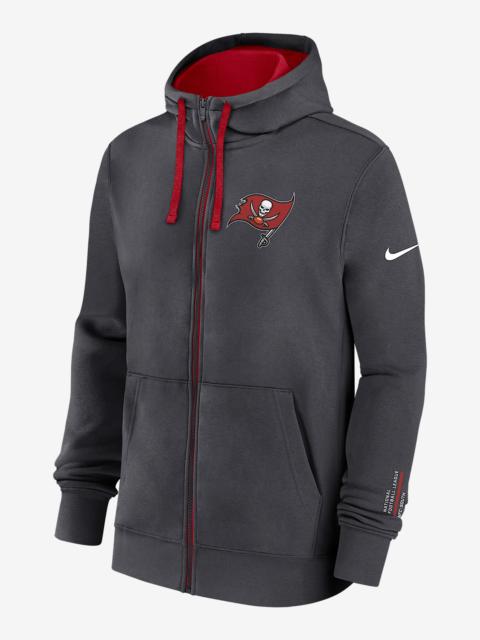 Nike Tampa Bay Buccaneers Playbook Page Club Men's Nike NFL Full-Zip Hoodie