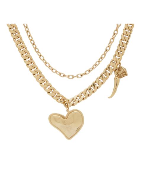 Alemais High Roller Heart & Chilli Necklace