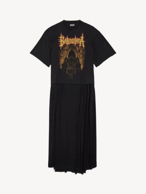 BALENCIAGA Women's Balenciaga Sacré Cœur Train T-shirt in Black