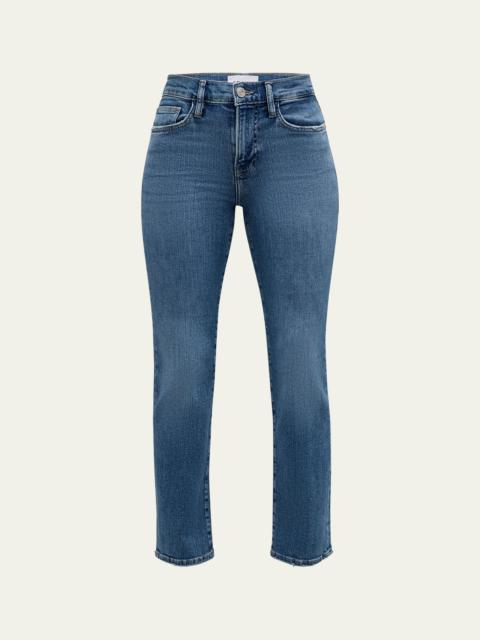Le High Straight Ankle Jeans