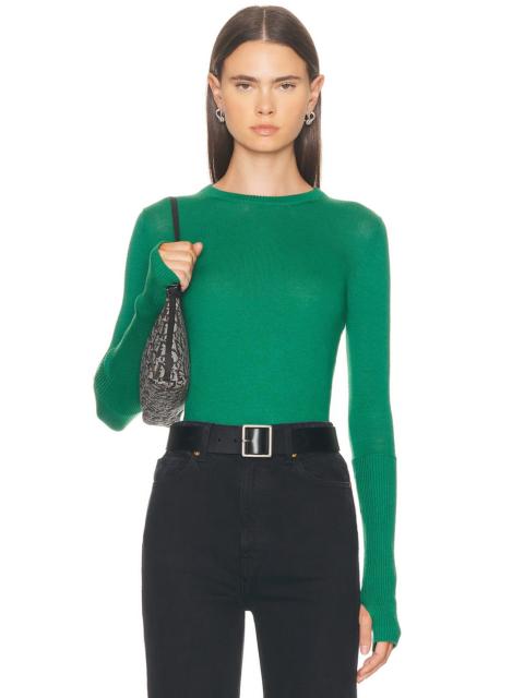 Enza Costa Fine Cashmere Knitted Crewneck Sweater