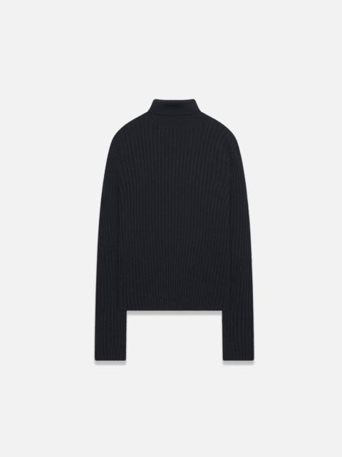 The Elder Statesman RIB KNIT WOMEN'S TURTLENECK