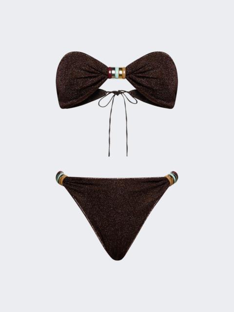Oséree Lumiere Multi Bandeau Set Chocolate