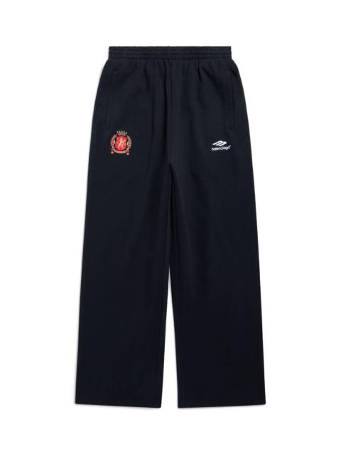 Men's Soccer Baggy Sweatpants in Black/white