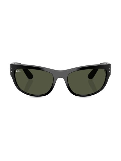 Ray-Ban Men's RB2289 63MM Oval Sunglasses - Black