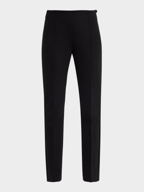 Lafayette 148 New York Gramercy Cropped Slim-Fit Pintuck Pants
