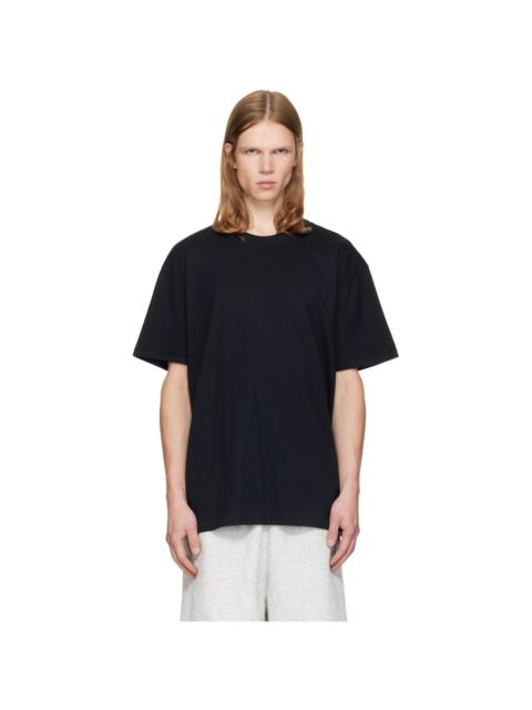 SKIMS Black Heavyweight Cotton Relaxed T-shirt