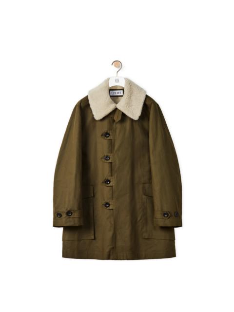 Loewe Military parka in cotton