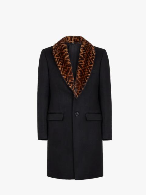 FENDI Black cashmere coat