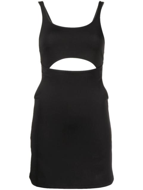 cut-out detail mini dress