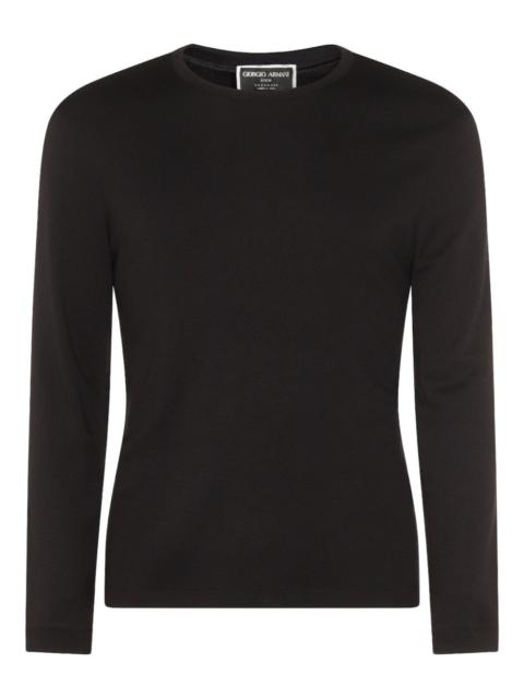 GIORGIO ARMANI Icon long-sleeve cashmere sweater