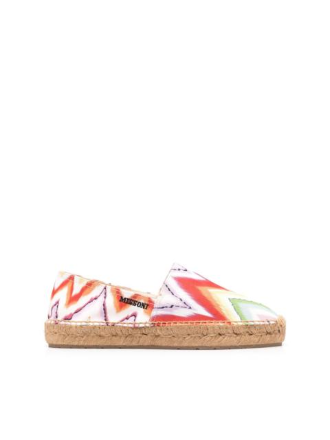 Missoni zigzag-print flat espadrilles