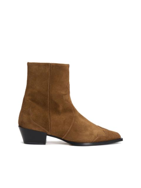 Aeyde Hester suede ankle boots
