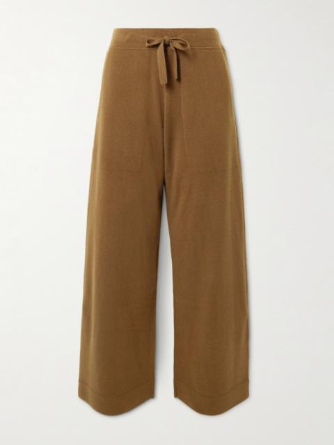 LE KASHA Suria Organic Cashmere Wide-leg Pants