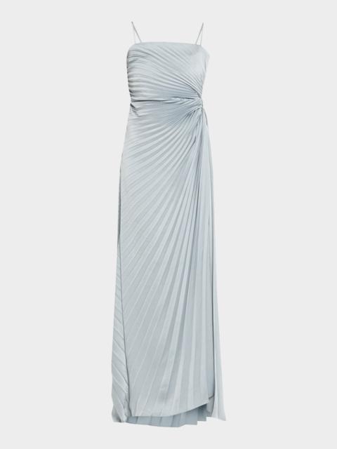 A.L.C. Layla Pleated Strapless Gown