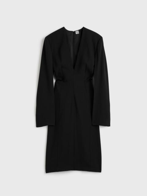 TOTEME Tailored slouch dress black