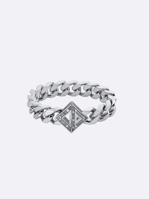Dior CD Diamond Chain Link Bracelet