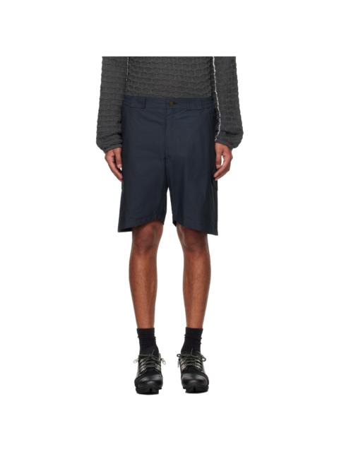 ROBYN LYNCH Black Ripstop Cotton Cargo Shorts