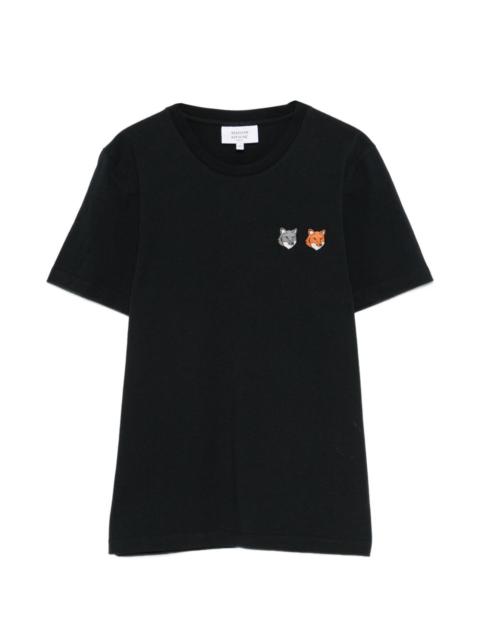Maison Kitsuné fox motif T-shirt
