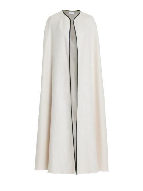 GABRIELA HEARST Corinth Cape in Soft Silk Wool