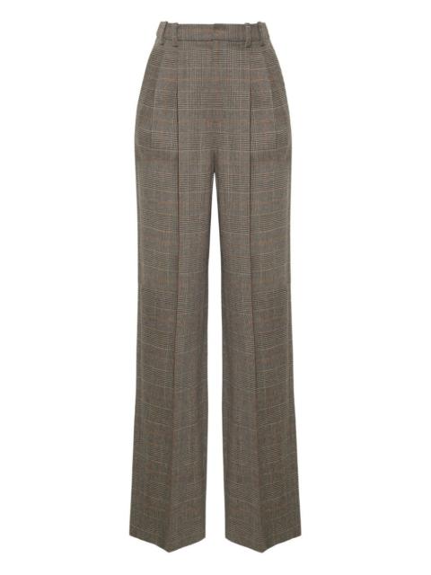 ADAM LIPPES check-pattern tailored trousers