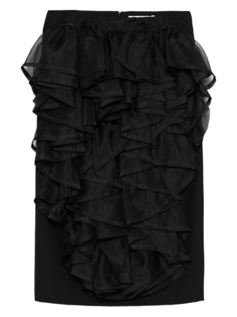 VIKTOR & ROLF ruffled volant midi skirt