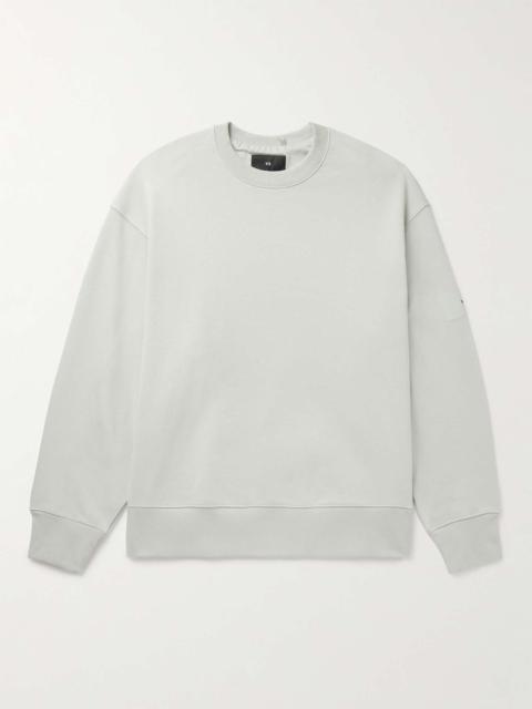 Y-3 Logo-Appliquéd Organic Cotton-Jersey Sweatshirt