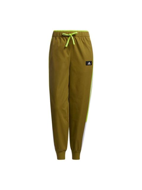 (WMNS) adidas Str Pt Cargo Colorblock Training Sports Long Pants/Trousers Brown GP0605