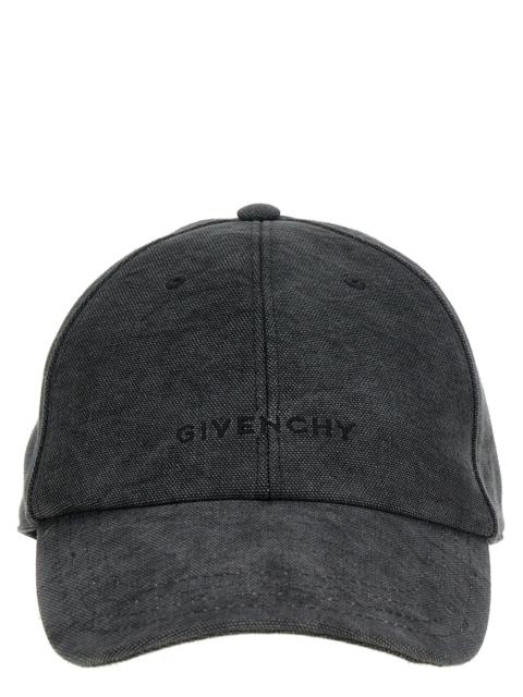Givenchy Logo Embroidery Baseball Cap Hats Gray