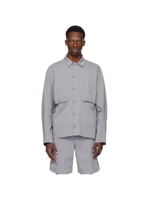 ROA Gray Button Shirt