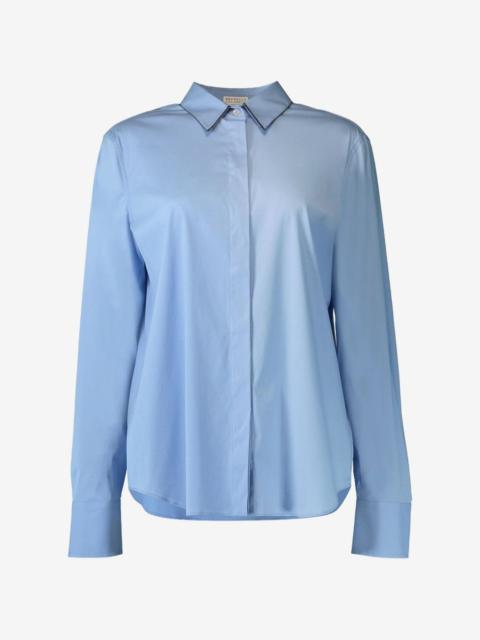 Brunello Cucinelli Monili collar shirt
