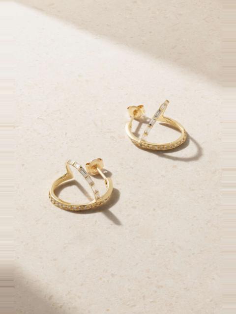 MATEO 14-karat gold diamond earrings