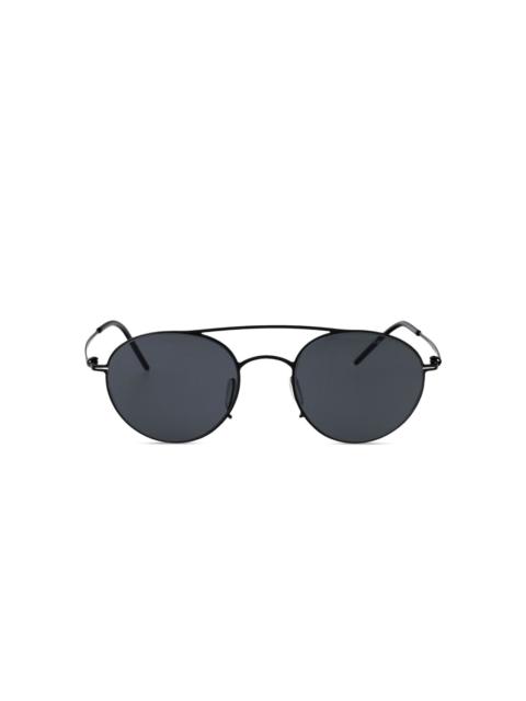 GIORGIO ARMANI round-frame double-bridge sunglasses