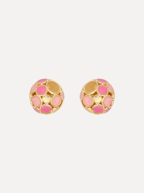 Oscar de la Renta GEOMETRIC SPHERE EARRINGS