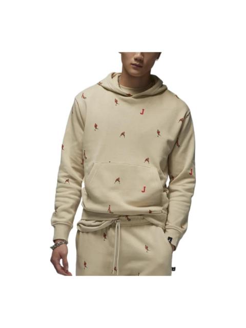 Jordan Air Jordan Holiday Jumpman Fleece Pullover Hoodie 'Tan' DV9393-206