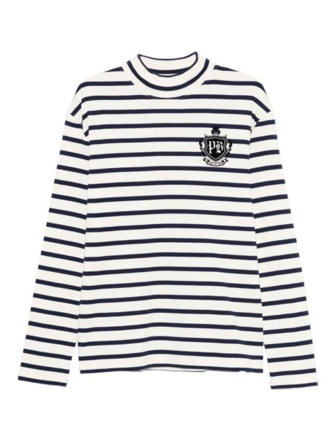 Balmain striped long-sleeve T-shirt